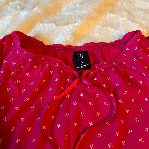 3/ $25 Gap Girls Floral Shirt Size 8 - Picture 2 of 5